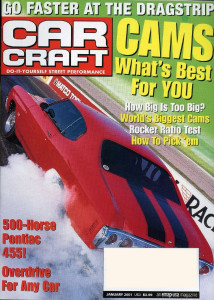 CAR CRAFT 2001 JAN - ‘70 442 W-30, MACH 1, 455-PONCHO